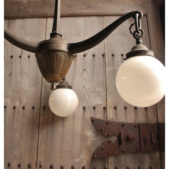 洋館の曲線美3灯シャンデリア/照明　A1435 