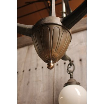 洋館の曲線美3灯シャンデリア/照明　A1435 