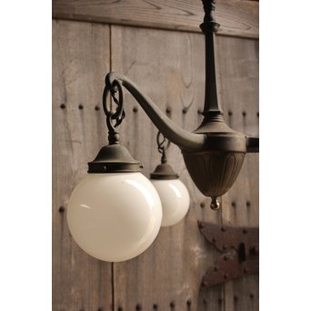 洋館の曲線美3灯シャンデリア/照明　A1435 