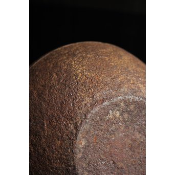 有坂銘　侘砲口鉄瓶　H430 