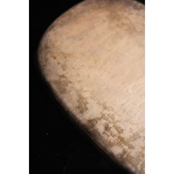 三世秦蔵六造小判型銀打出　急須盆/香盆　K147 