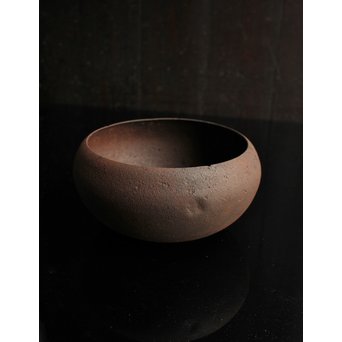 仏具 鉄鉢 鉄打出建水　K149