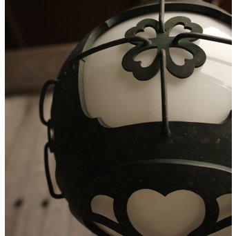 銅巻尽くし球体照明/電笠　A1444Y 