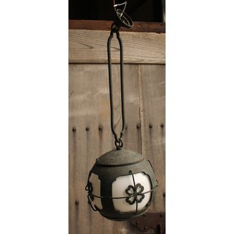 銅巻尽くし球体照明/電笠　A1444Y 