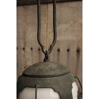 銅巻尽くし球体照明/電笠　A1444Y 