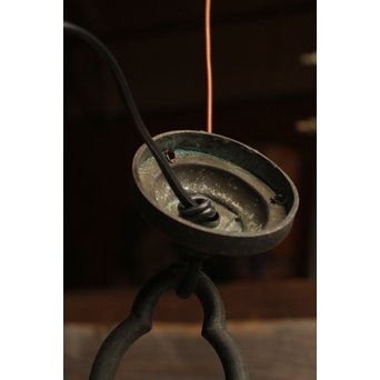 銅巻尽くし球体照明/電笠　A1444Y 