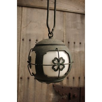 銅巻尽くし球体照明/電笠　A1444Y 