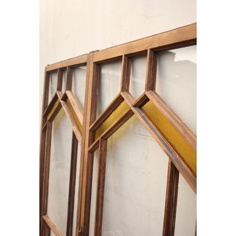 フランクロイド風洋風色ガラス戸S　2枚1組　GD840 