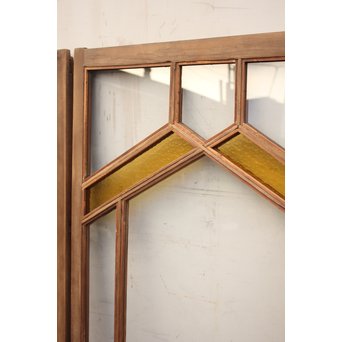 フランクロイド風洋風色ガラス戸S　2枚1組　GD840 