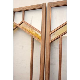 フランクロイド風洋風色ガラス戸S　2枚1組　GD840 