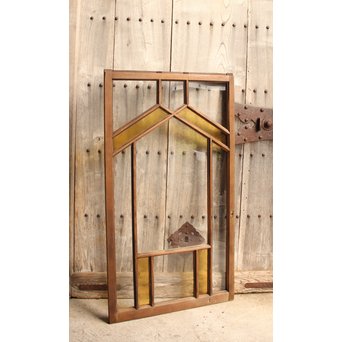 フランクロイド風洋風色ガラス戸S　2枚1組　GD840 