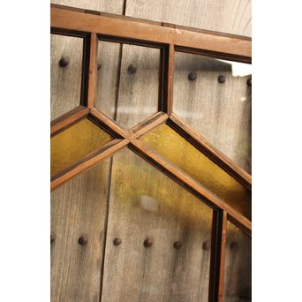 フランクロイド風洋風色ガラス戸S　2枚1組　GD840 