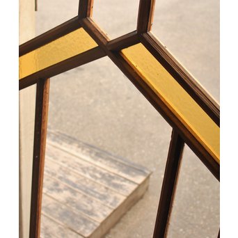 フランクロイド風洋風色ガラス戸S　2枚1組　GD840 