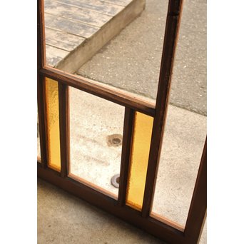 フランクロイド風洋風色ガラス戸S　2枚1組　GD840 