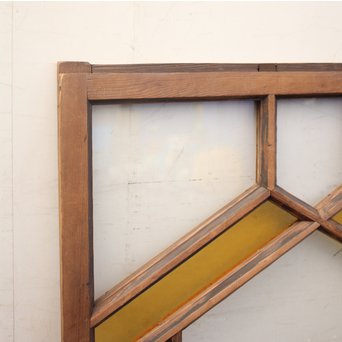 フランクロイド風洋風色ガラス戸S　2枚1組　GD840 