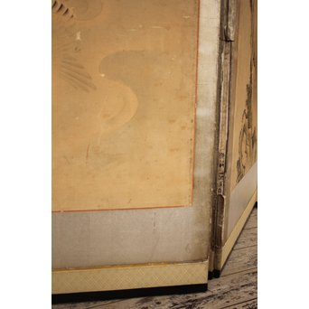 12の鷹　六曲一双屏風　K159 