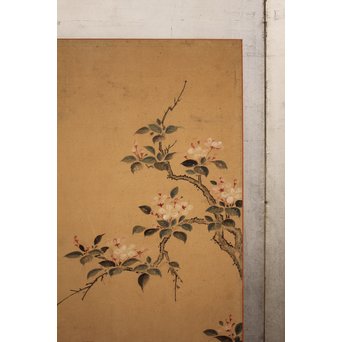 12の鷹　六曲一双屏風　K159 