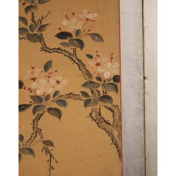 12の鷹　六曲一双屏風　K159 