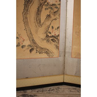 12の鷹　六曲一双屏風　K159 