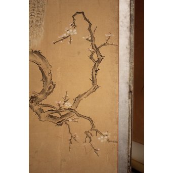 12の鷹　六曲一双屏風　K159 