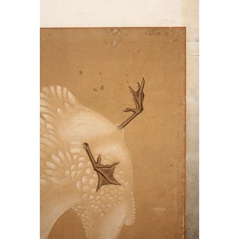 12の鷹　六曲一双屏風　K159 