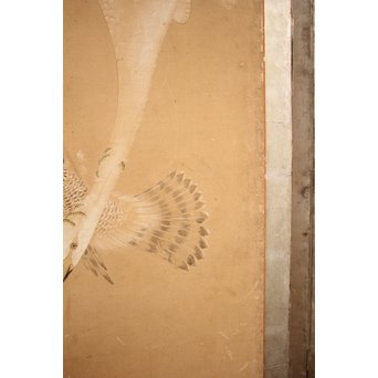 12の鷹　六曲一双屏風　K159 