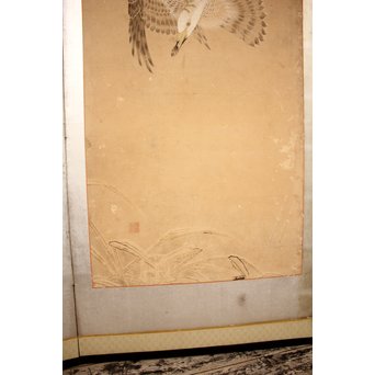 12の鷹　六曲一双屏風　K159 