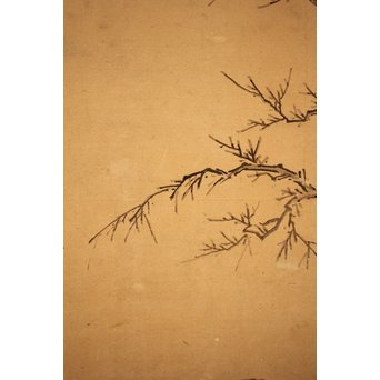 12の鷹　六曲一双屏風　K159 