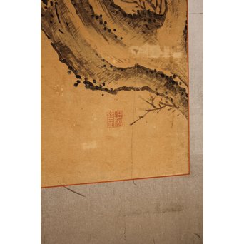 12の鷹　六曲一双屏風　K159 