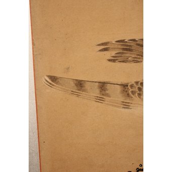 12の鷹　六曲一双屏風　K159 