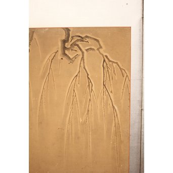 12の鷹　六曲一双屏風　K159 