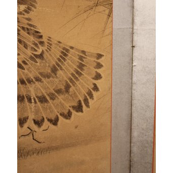 12の鷹　六曲一双屏風　K159 