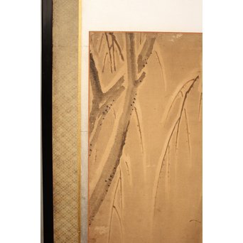 12の鷹　六曲一双屏風　K159 