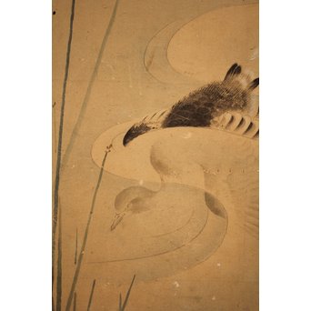 12の鷹　六曲一双屏風　K159 