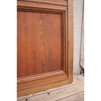 洋アンティークガラスドア2枚1組　GD852 