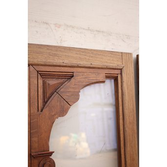 洋アンティークガラスドア2枚1組　GD852 