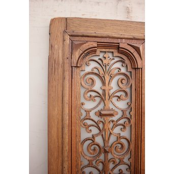 洋アンティークガラスドア2枚1組　GD852 