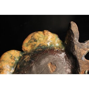 仁阿弥道八 蟹型香炉　K170 