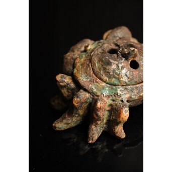 仁阿弥道八 蟹型香炉　K170 