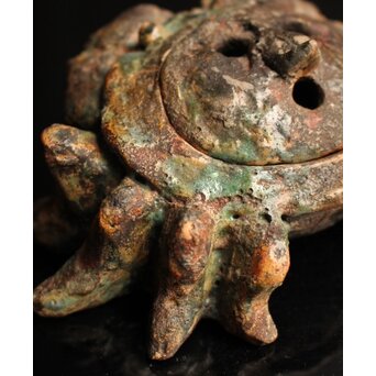 仁阿弥道八 蟹型香炉　K170 