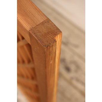 菱型組子と緑ダイア色ガラスの建具　L681 