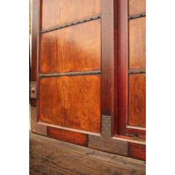 大迫力重厚時代くぐり戸　W414 