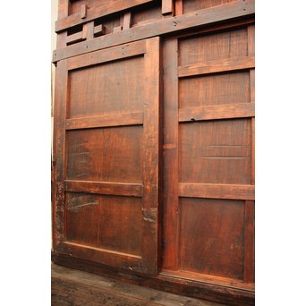 大迫力重厚時代くぐり戸　W414 