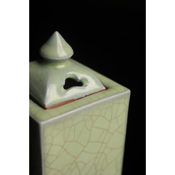 人間国宝中島宏　南宋青磁香炉　K173 