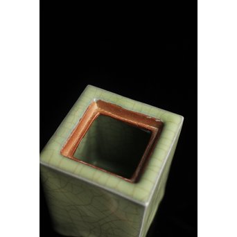 人間国宝中島宏　南宋青磁香炉　K173 