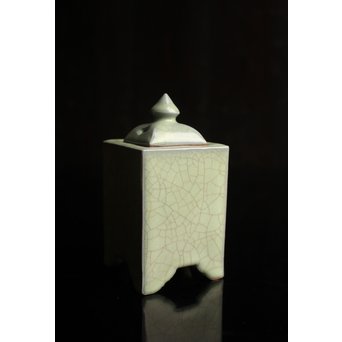 人間国宝中島宏　南宋青磁香炉　K173 