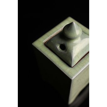 人間国宝中島宏　南宋青磁香炉　K173 