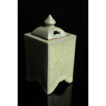 人間国宝中島宏　南宋青磁香炉　K173 