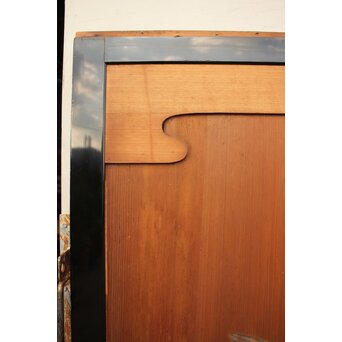 花鳥図一枚板の板絵2枚1組　B773Y 