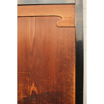 花鳥図一枚板の板絵2枚1組　B773Y 